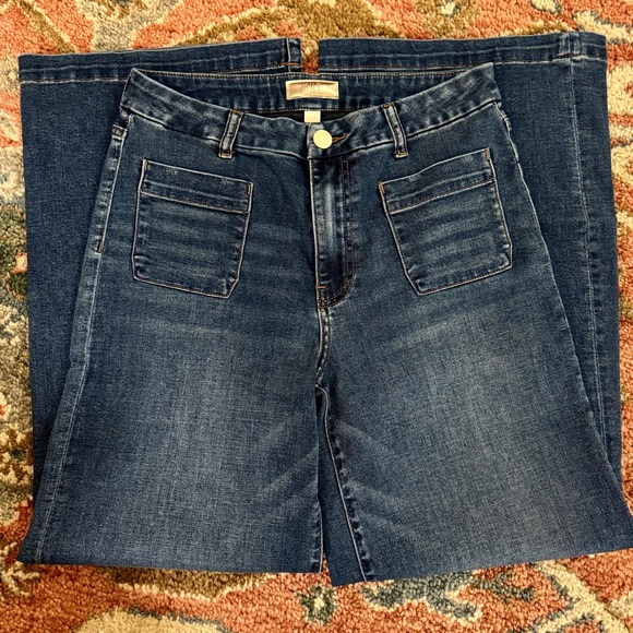 Kut from the Kloth - Meg High Rise Wide Leg - size 6 - Dandle W/Dk Base Wash - Picture 3 of 6